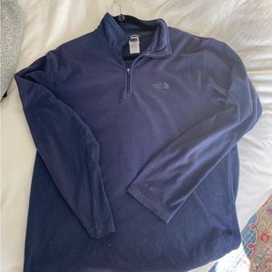 Men’s North Face Navy Fleece Quarterzip